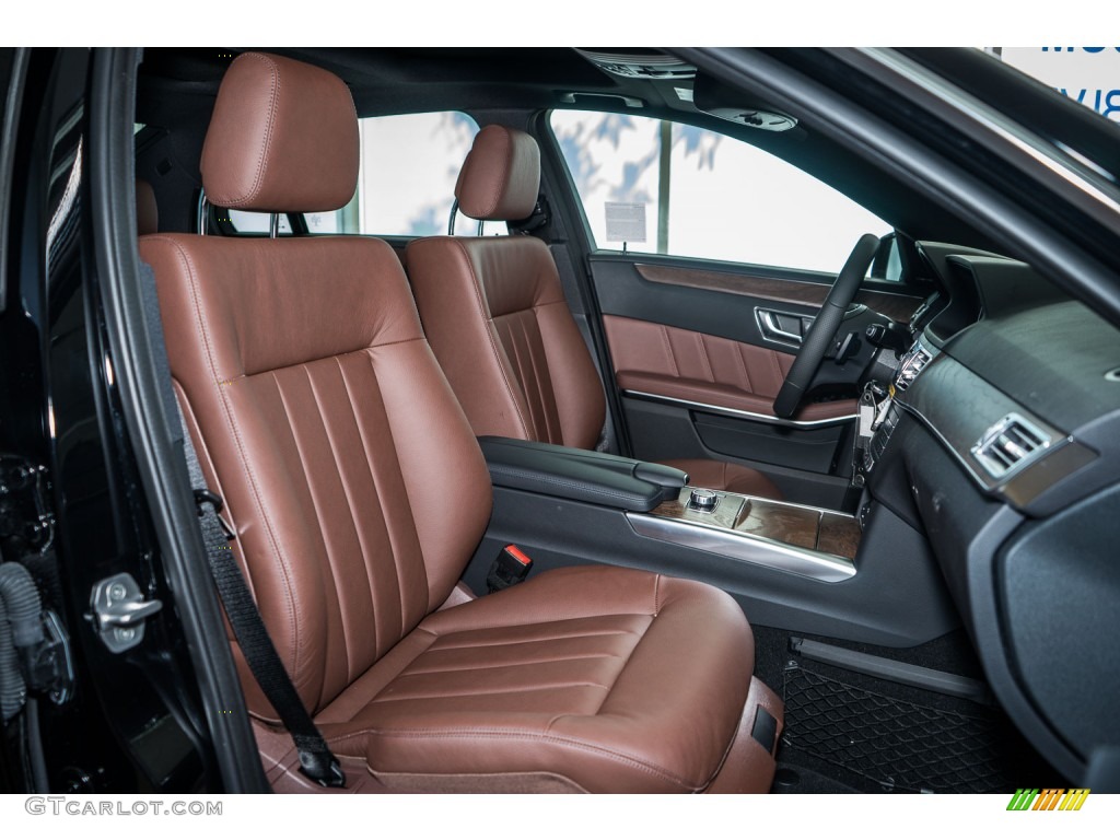 2016 E 350 Sedan - Black / Chestnut Brown/Black photo #2