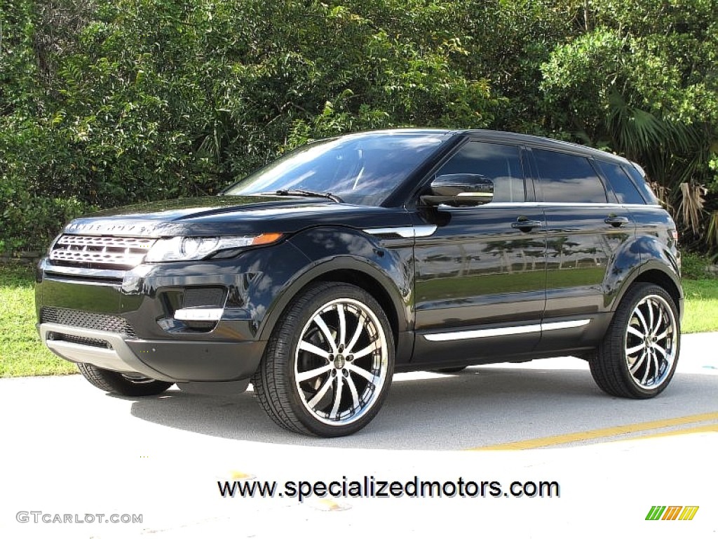 2012 Range Rover Evoque Prestige - Sumatra Black Metallic / Ebony photo #1