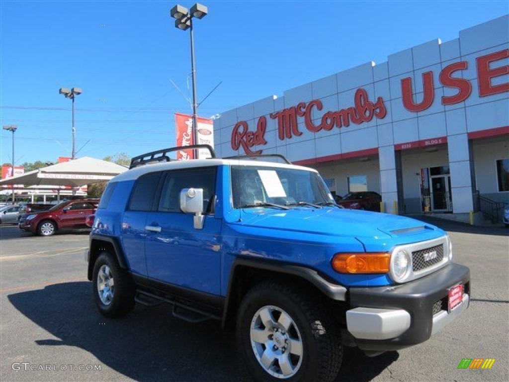 2007 FJ Cruiser 4WD - Voodoo Blue / Dark Charcoal photo #2