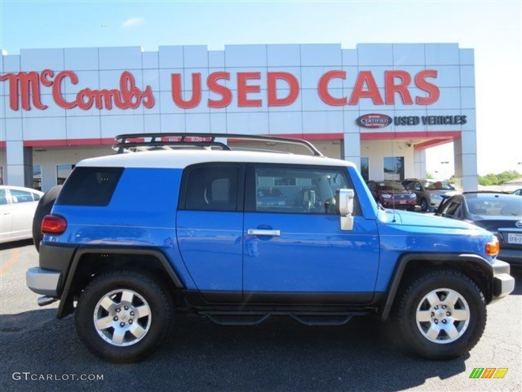 2007 FJ Cruiser 4WD - Voodoo Blue / Dark Charcoal photo #9