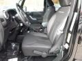 Black 2016 Jeep Wrangler Unlimited Rubicon 4x4 Interior Color