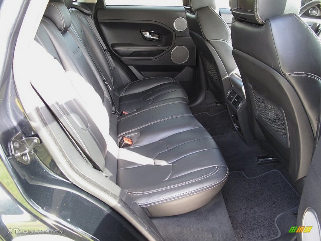 2012 Land Rover Range Rover Evoque Prestige Rear Seat Photo #108238200