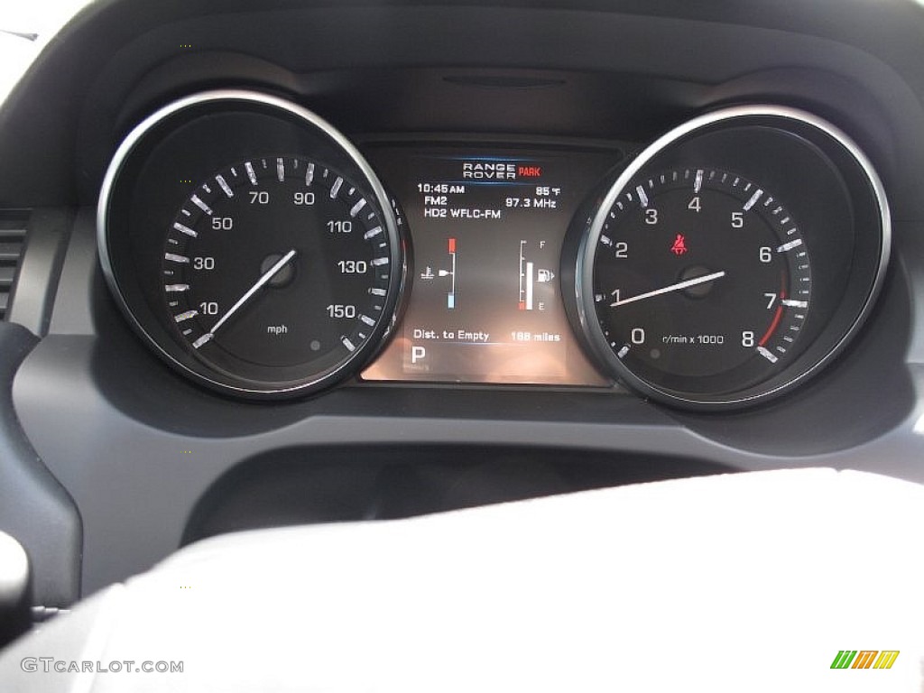 2012 Land Rover Range Rover Evoque Prestige Gauges Photo #108238290