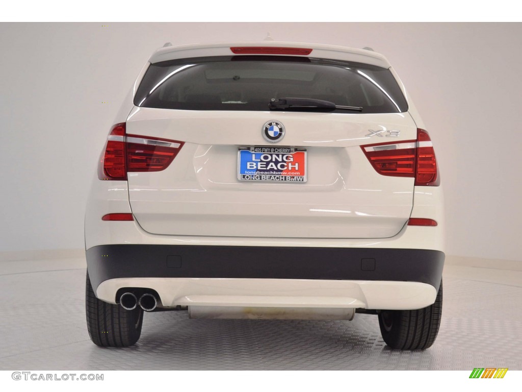 2013 X3 xDrive 28i - Alpine White / Black photo #6