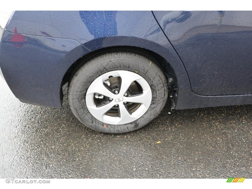 2015 Prius Four Hybrid - Nautical Blue Metallic / Misty Gray photo #9