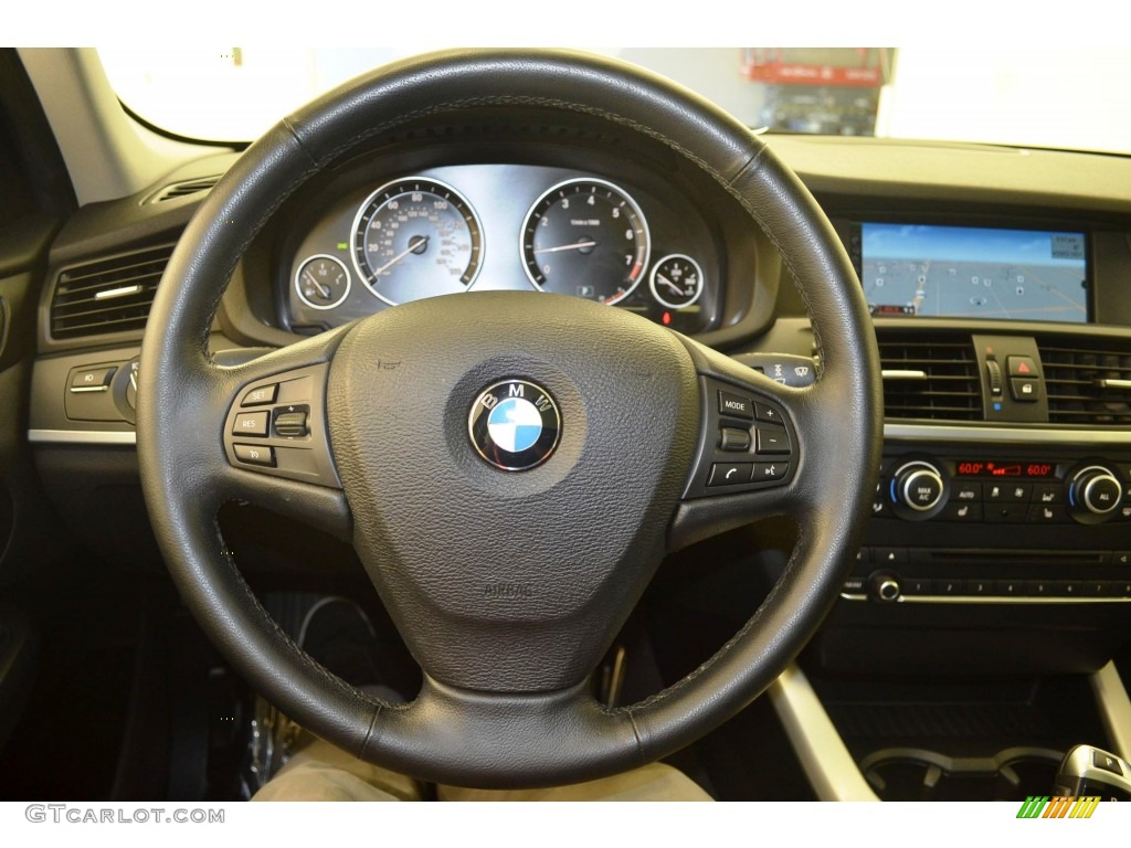 2013 X3 xDrive 28i - Alpine White / Black photo #25