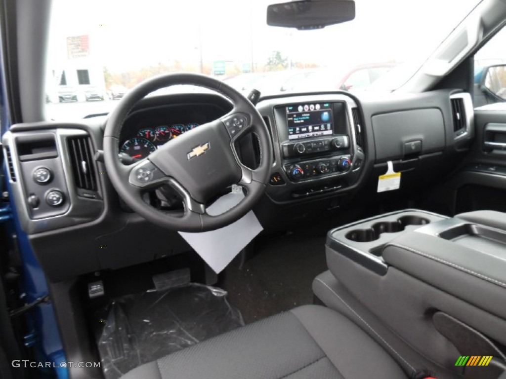 2016 Silverado 1500 LT Double Cab 4x4 - Deep Ocean Blue Metallic / Jet Black photo #13