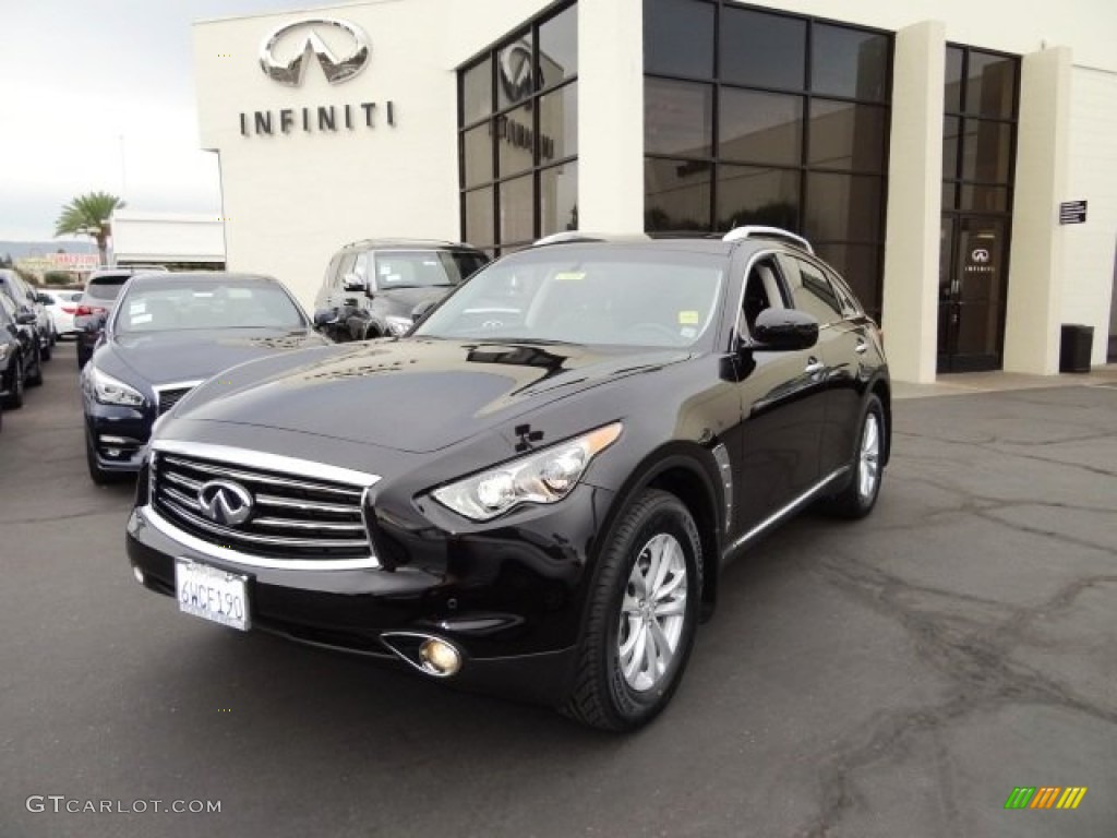 2012 FX 35 AWD - Malbec Black / Java photo #1