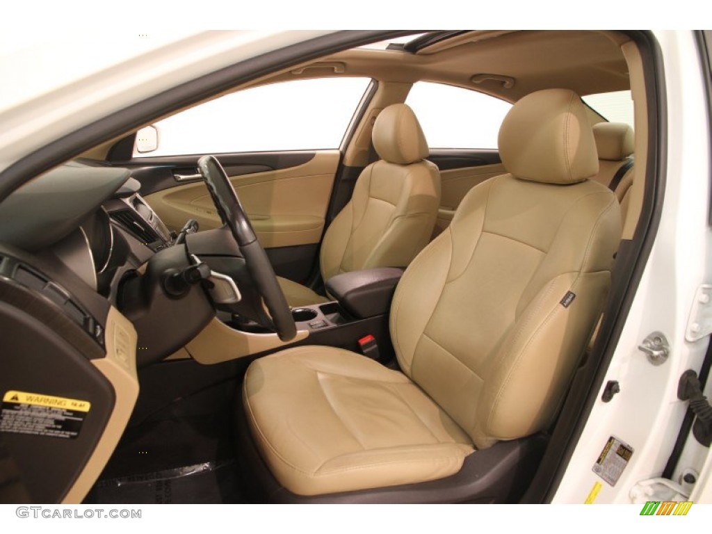 Camel Interior 2013 Hyundai Sonata Limited 2.0T Photo #108242869