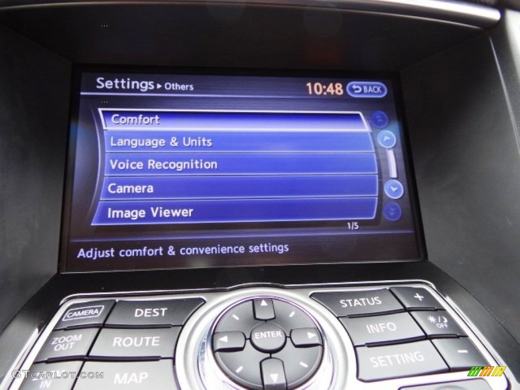 2012 Infiniti FX 35 AWD Controls Photos