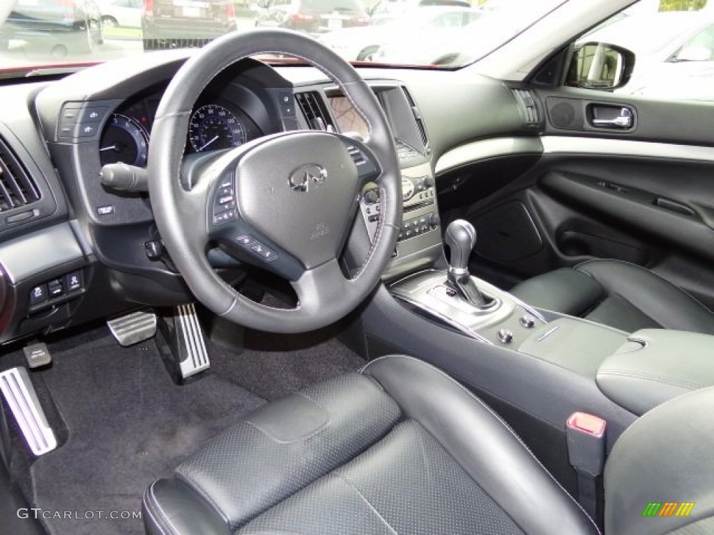 Graphite Interior 2013 Infiniti G 37 Journey Sedan Photo #108243313