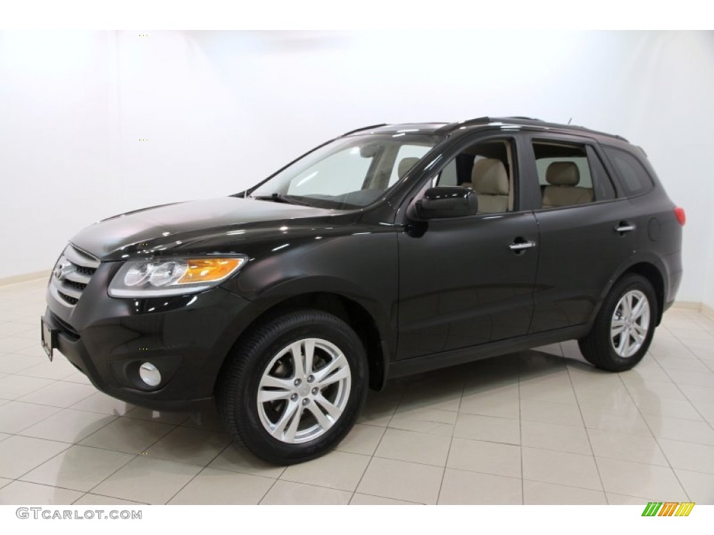 Twilight Black 2012 Hyundai Santa Fe Limited Exterior Photo #108243536