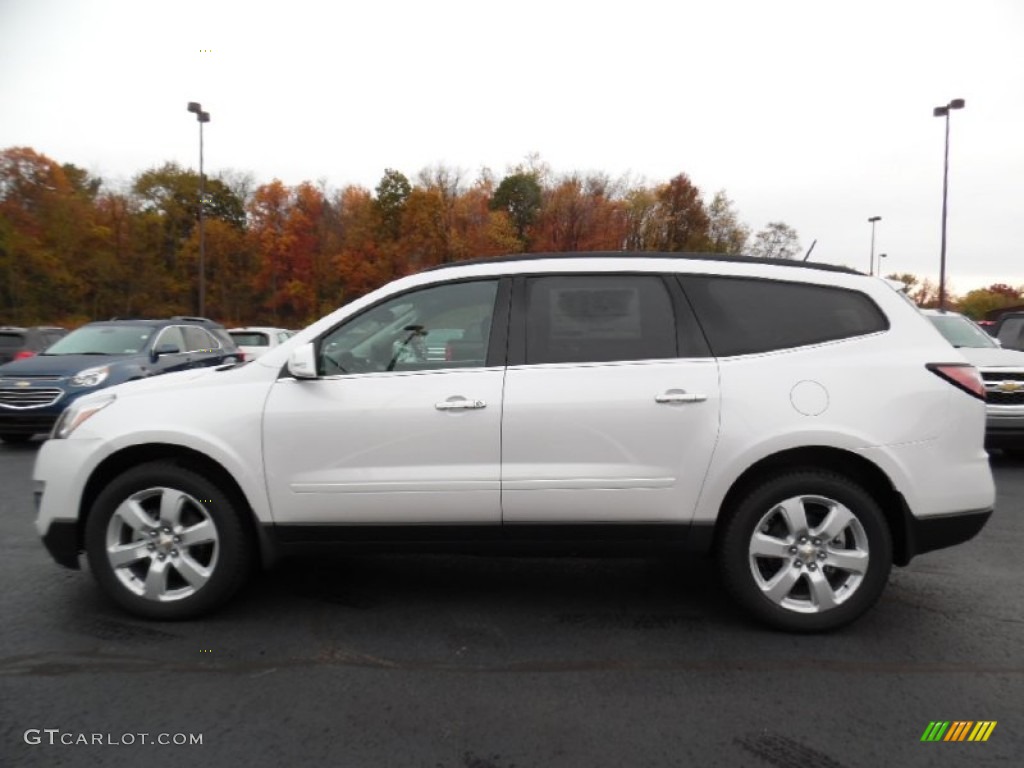 2016 Traverse LT AWD - Iridescent Pearl Tricoat / Ebony photo #8