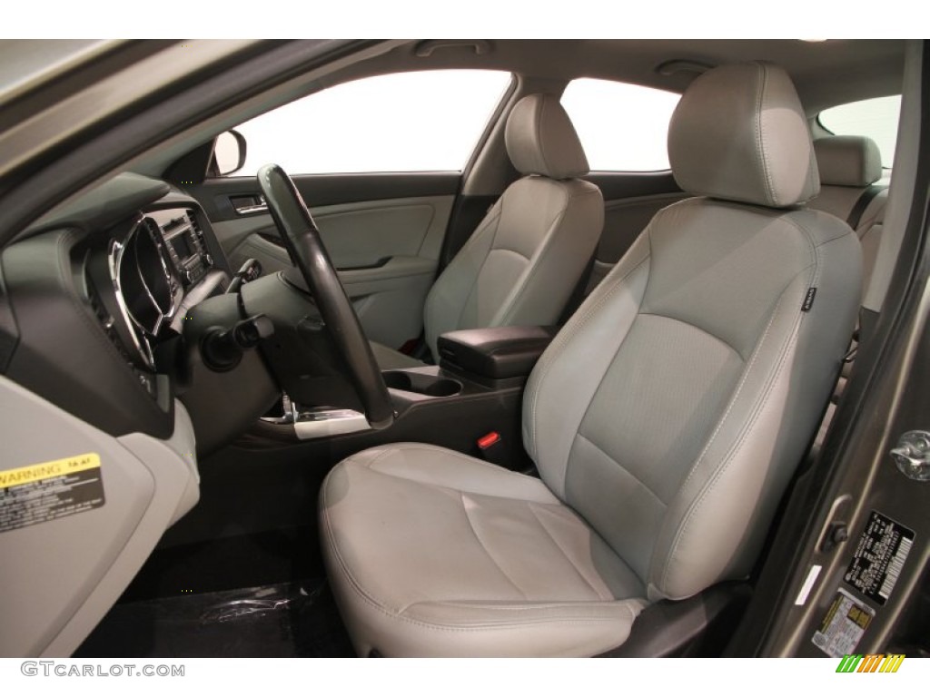 2013 Optima EX - Titanium Silver Metallic / Gray photo #6