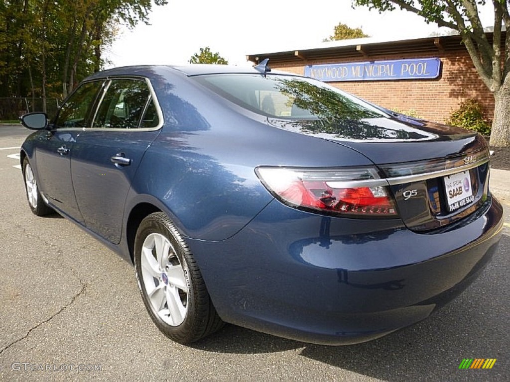 2011 9-5 Turbo4 Sedan - Fjord Blue Metallic / Jet Black photo #3