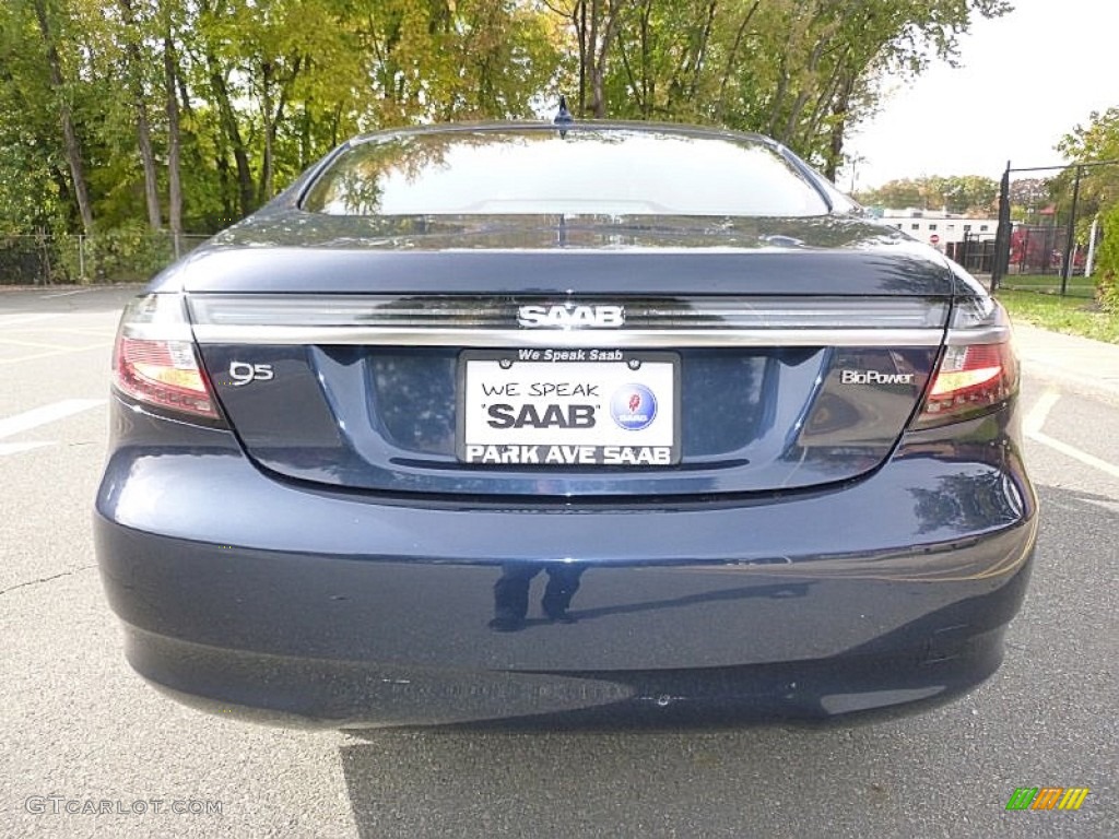 2011 9-5 Turbo4 Sedan - Fjord Blue Metallic / Jet Black photo #4