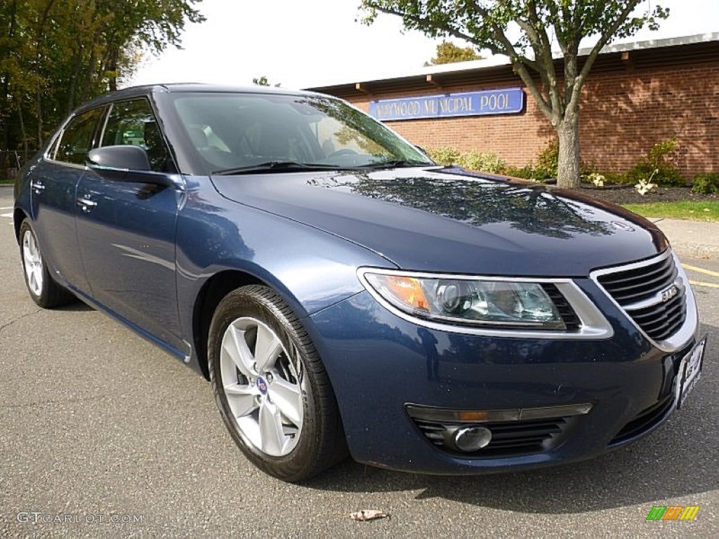 2011 9-5 Turbo4 Sedan - Fjord Blue Metallic / Jet Black photo #7
