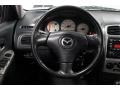 2003 Mazda Protege Off Black Interior Steering Wheel Photo