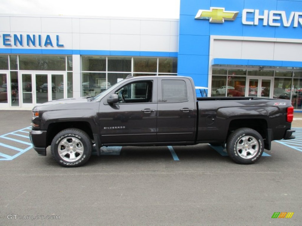 2016 Silverado 1500 LT Z71 Double Cab 4x4 - Tungsten Metallic / Dark Ash/Jet Black photo #2