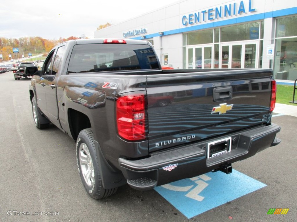 2016 Silverado 1500 LT Z71 Double Cab 4x4 - Tungsten Metallic / Dark Ash/Jet Black photo #4