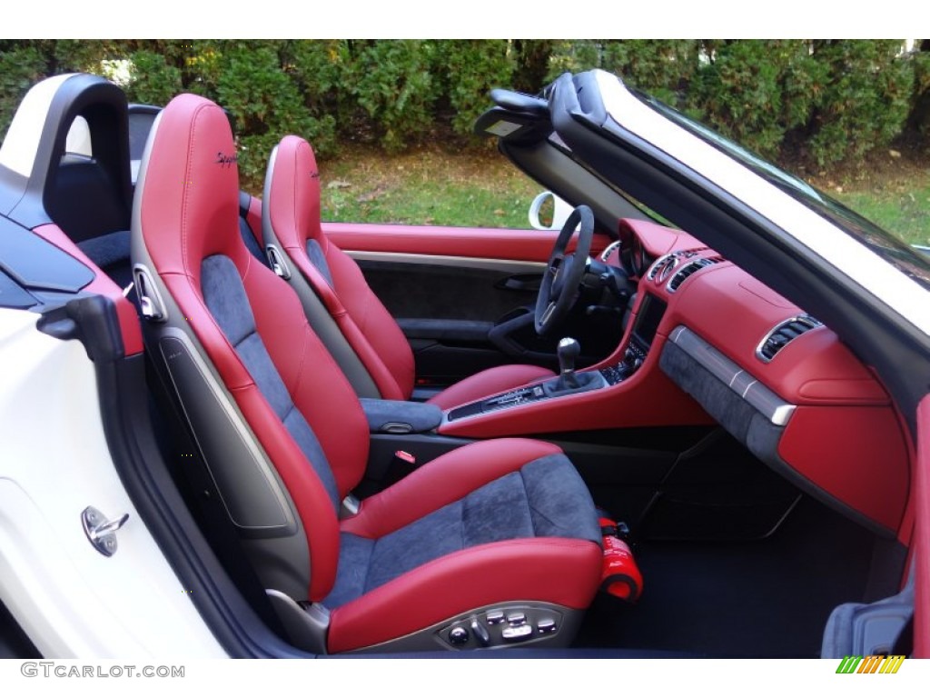 2016 Porsche Boxster Spyder Front Seat Photo #108247860