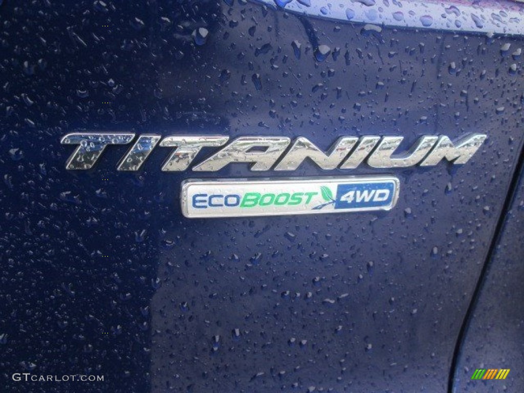 2015 Escape Titanium 4WD - Deep Impact Blue Metallic / Medium Light Stone photo #10