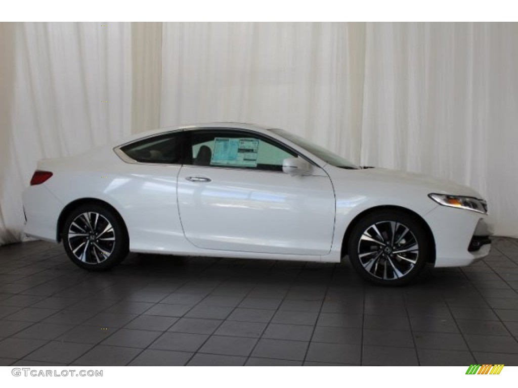 2016 Accord EX-L Coupe - White Orchid Pearl / Ivory photo #3