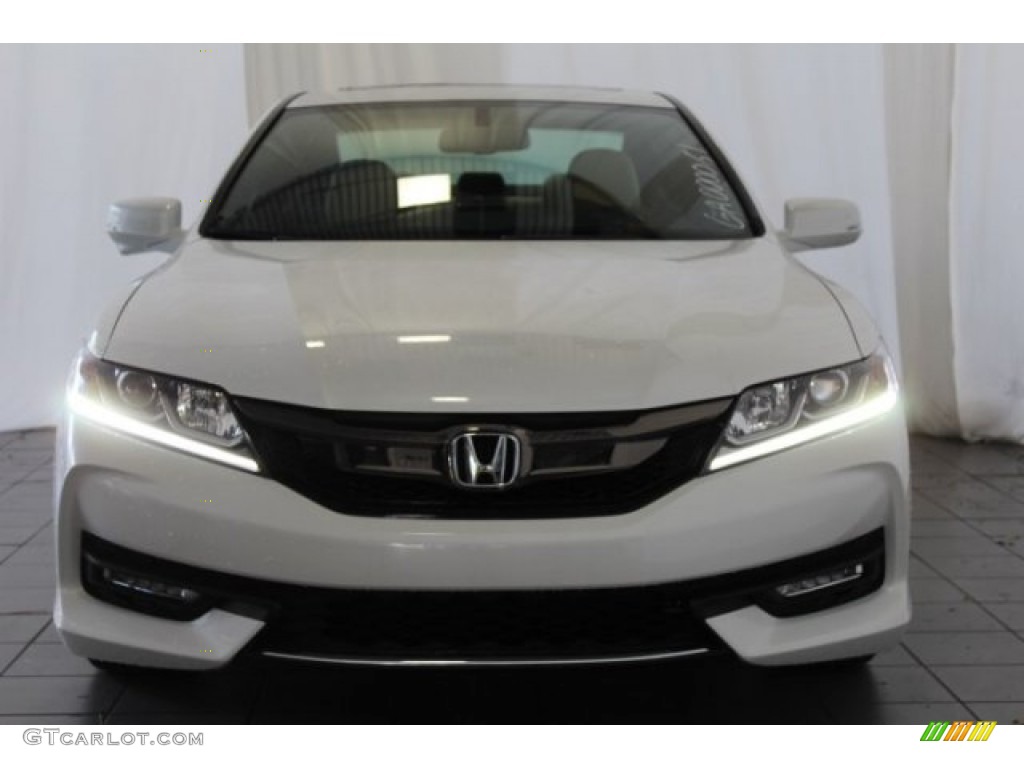 2016 Accord EX-L Coupe - White Orchid Pearl / Ivory photo #4
