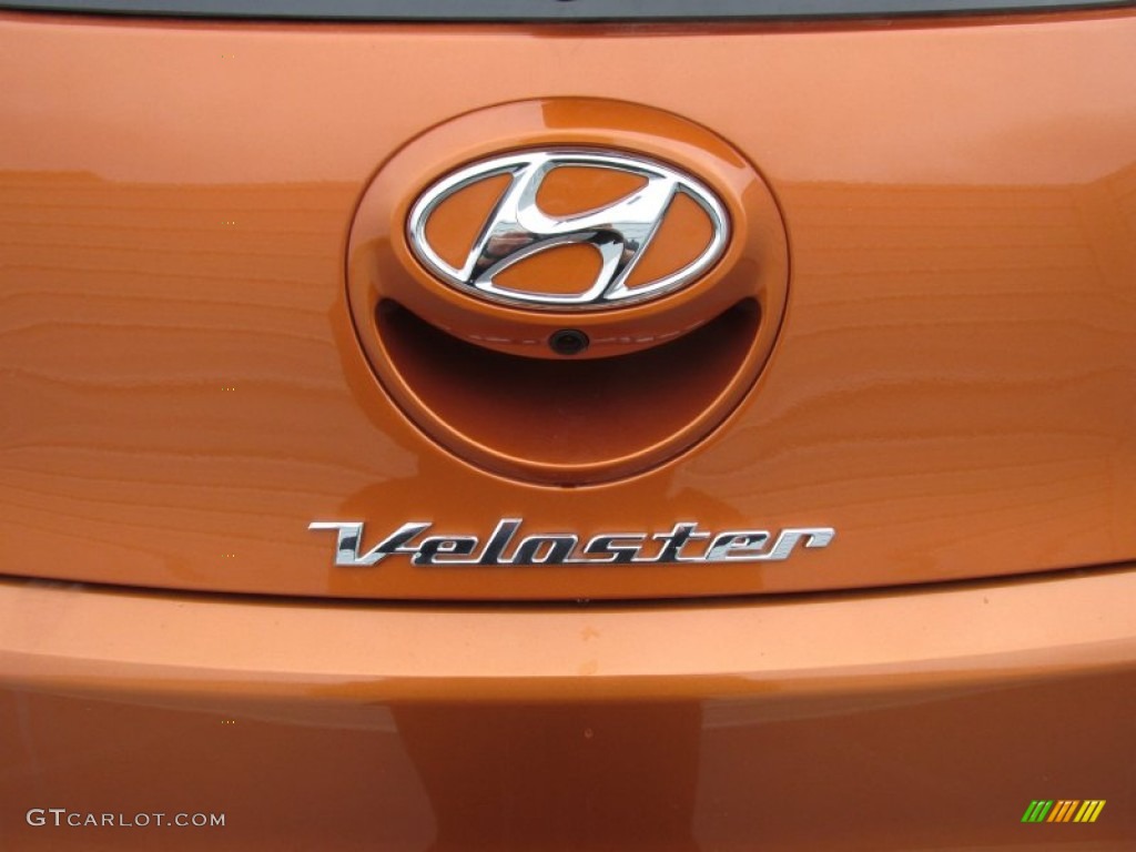 2016 Veloster Turbo - Vitamin C / Black photo #13