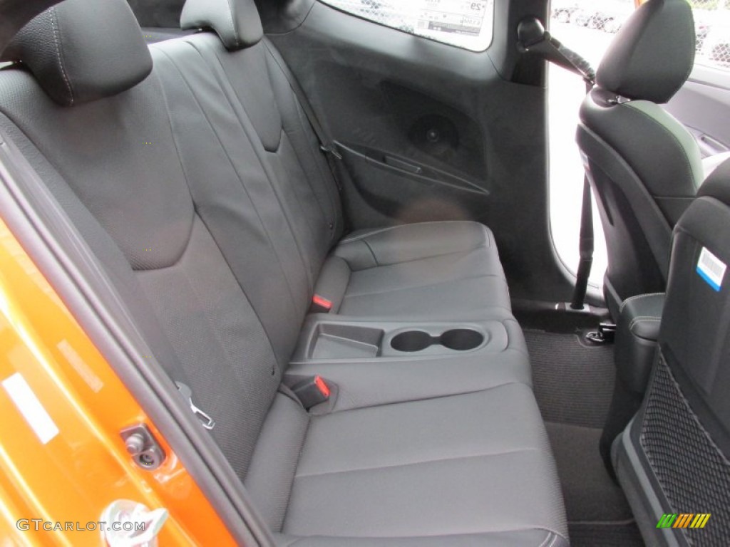 2016 Veloster Turbo - Vitamin C / Black photo #18