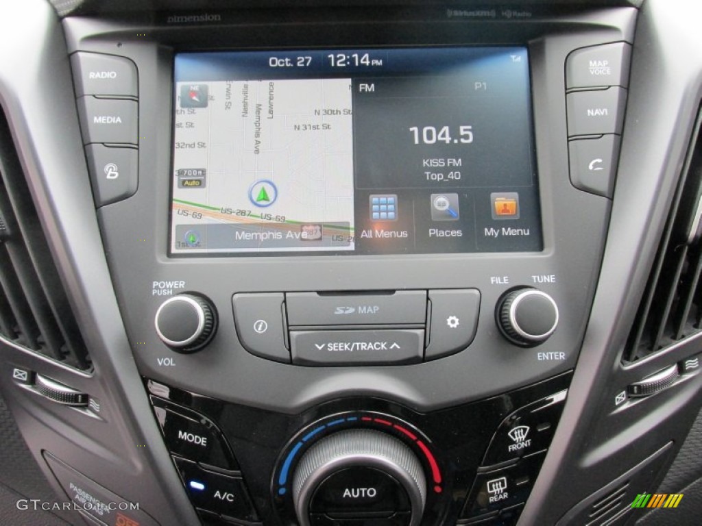 2016 Veloster Turbo - Vitamin C / Black photo #22