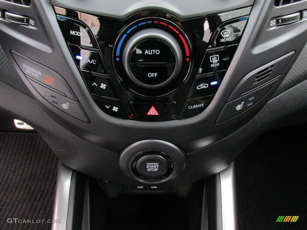 2016 Veloster Turbo - Vitamin C / Black photo #23