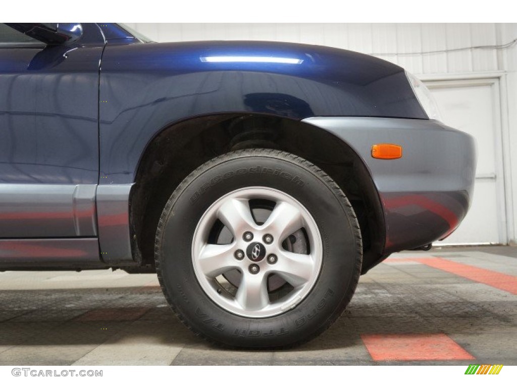 2005 Santa Fe LX 3.5 4WD - Moonlit Blue / Gray photo #38