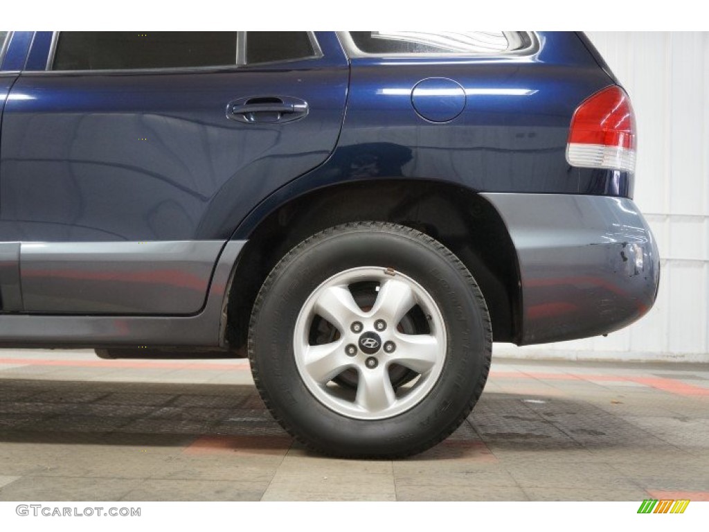 2005 Santa Fe LX 3.5 4WD - Moonlit Blue / Gray photo #56