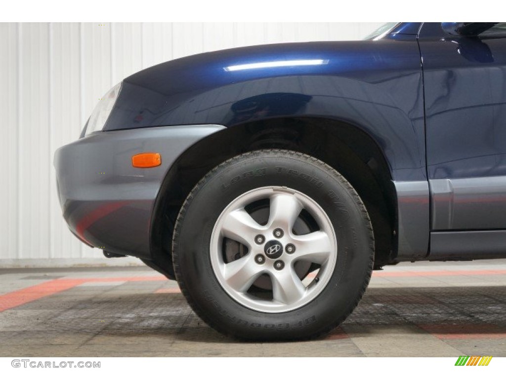 2005 Santa Fe LX 3.5 4WD - Moonlit Blue / Gray photo #64
