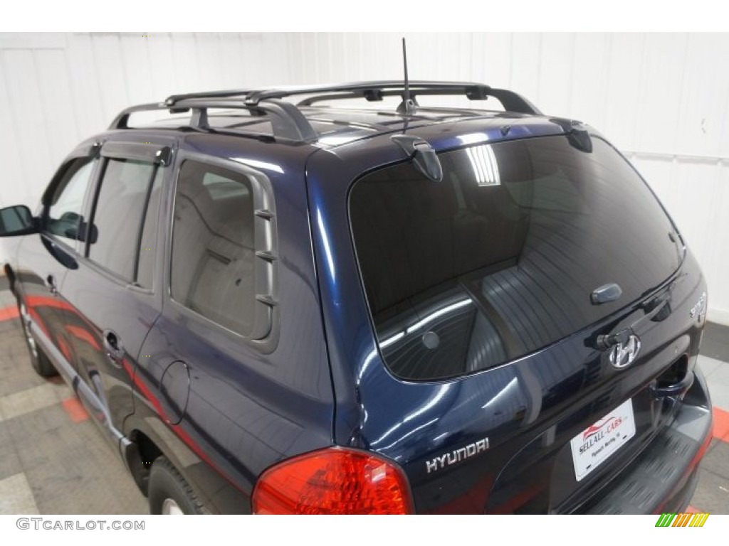 2005 Santa Fe LX 3.5 4WD - Moonlit Blue / Gray photo #70