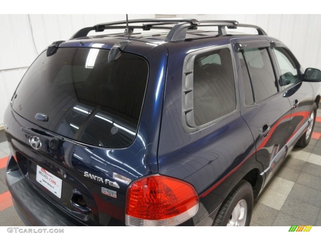 2005 Santa Fe LX 3.5 4WD - Moonlit Blue / Gray photo #72