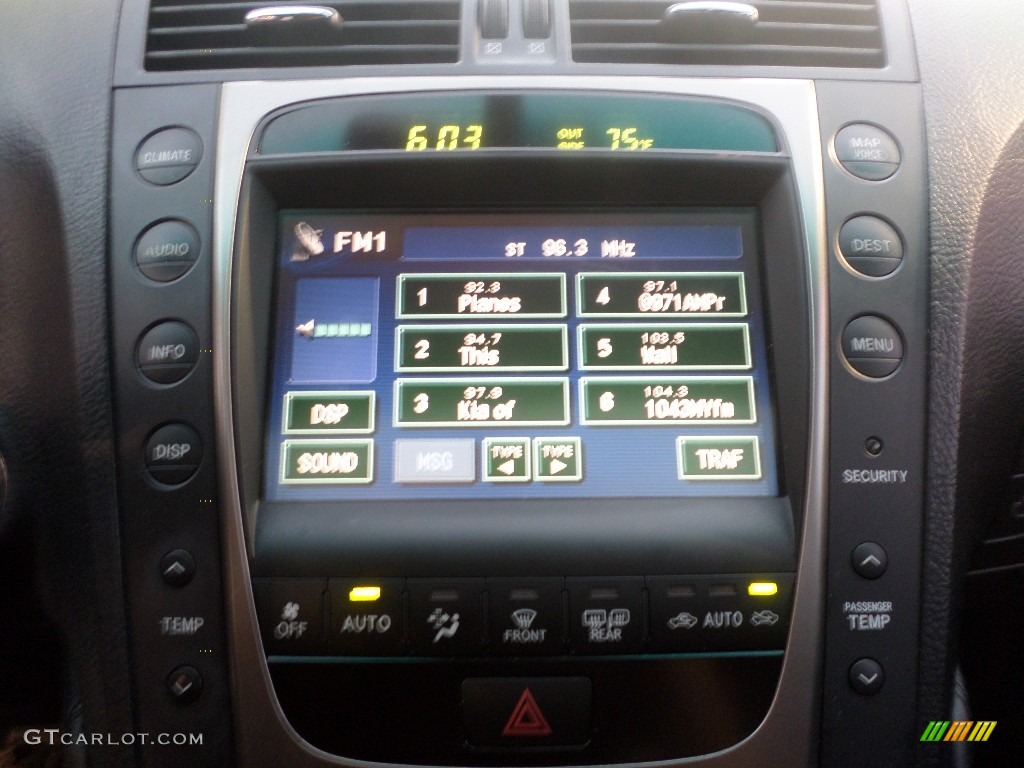 2006 GS 300 - Black Onyx / Black photo #15