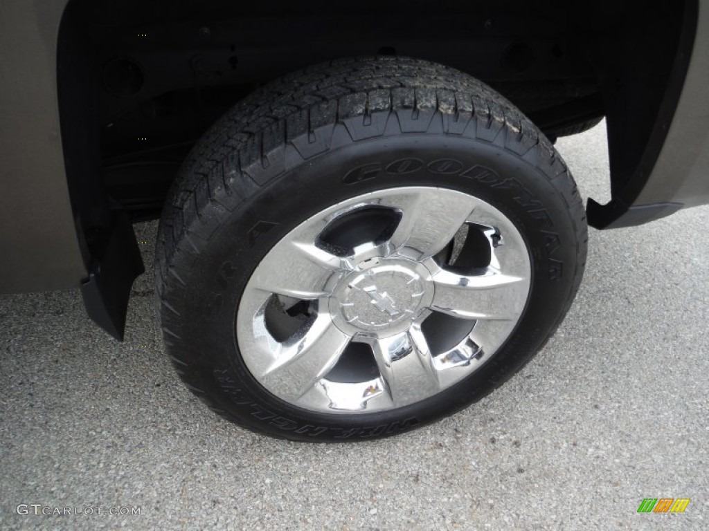 2014 Silverado 1500 LTZ Double Cab 4x4 - Brownstone Metallic / Cocoa/Dune photo #4