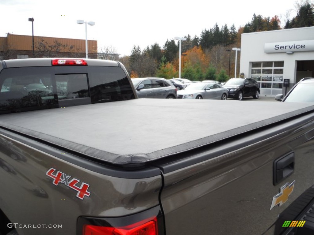 2014 Silverado 1500 LTZ Double Cab 4x4 - Brownstone Metallic / Cocoa/Dune photo #5