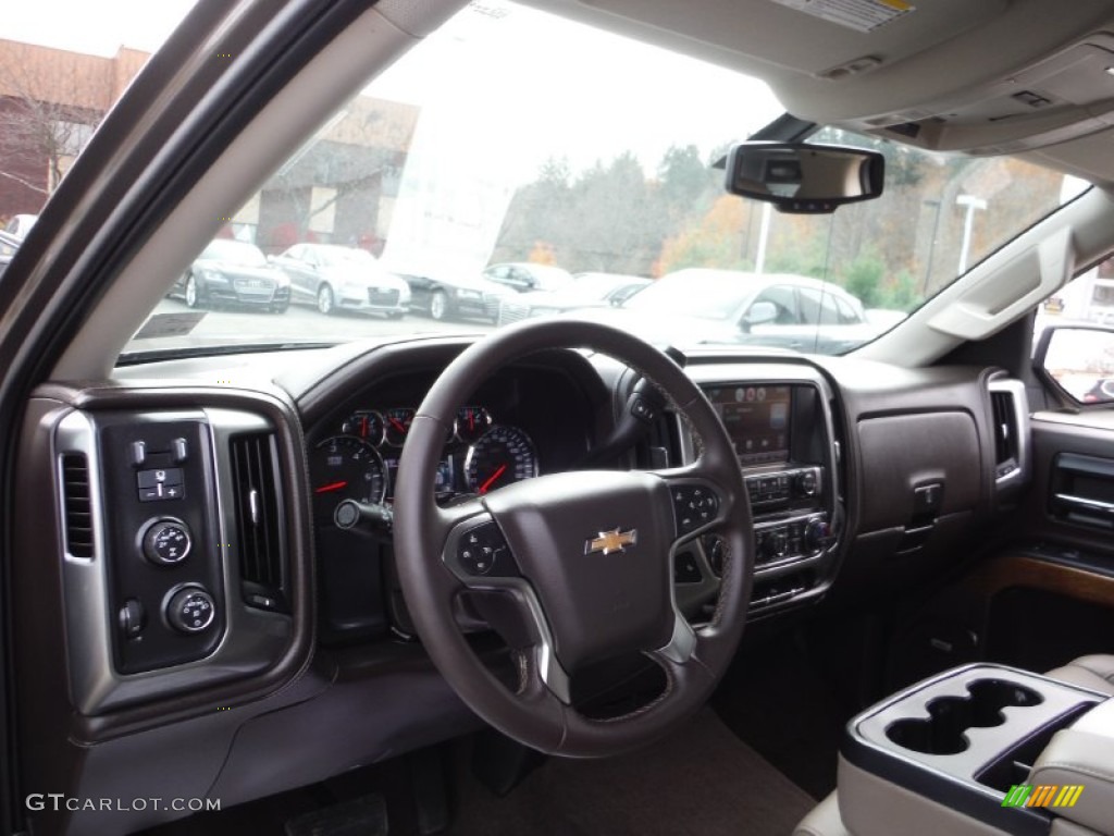 2014 Silverado 1500 LTZ Double Cab 4x4 - Brownstone Metallic / Cocoa/Dune photo #19