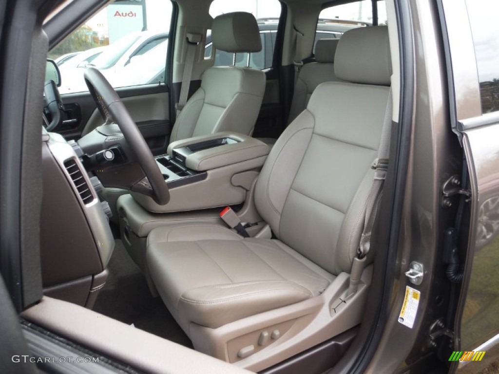 2014 Silverado 1500 LTZ Double Cab 4x4 - Brownstone Metallic / Cocoa/Dune photo #21