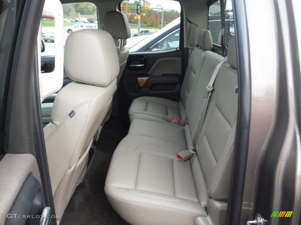 2014 Silverado 1500 LTZ Double Cab 4x4 - Brownstone Metallic / Cocoa/Dune photo #36