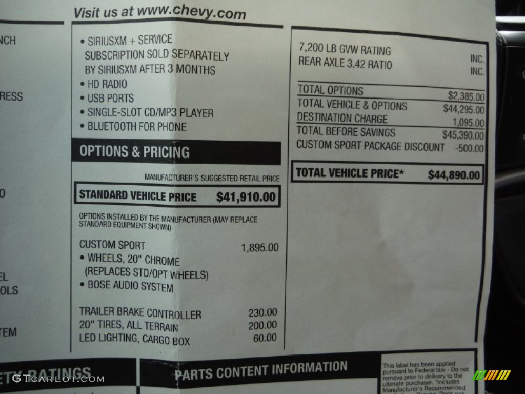 2014 Silverado 1500 LTZ Double Cab 4x4 - Brownstone Metallic / Cocoa/Dune photo #40