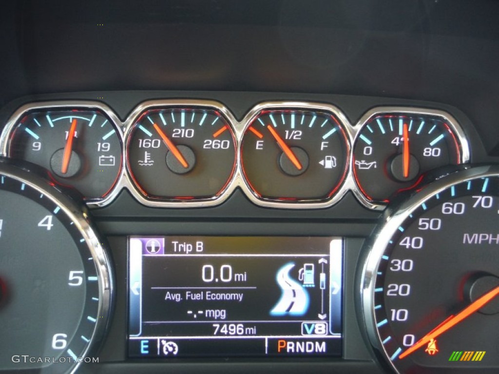 2014 Silverado 1500 LTZ Double Cab 4x4 - Brownstone Metallic / Cocoa/Dune photo #45
