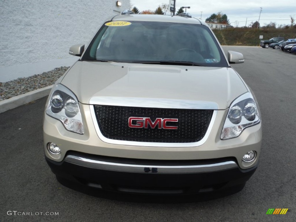 2007 Acadia SLT AWD - Gold Mist Metallic / Ebony photo #6