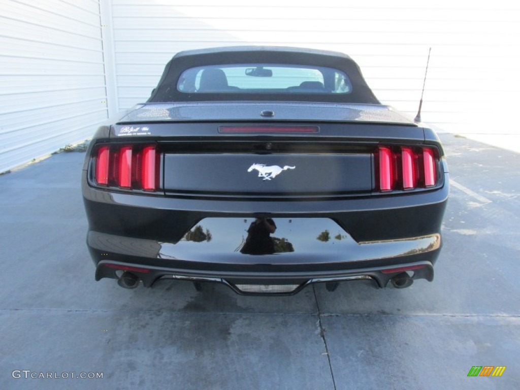 2016 Mustang EcoBoost Premium Convertible - Shadow Black / Ebony photo #5