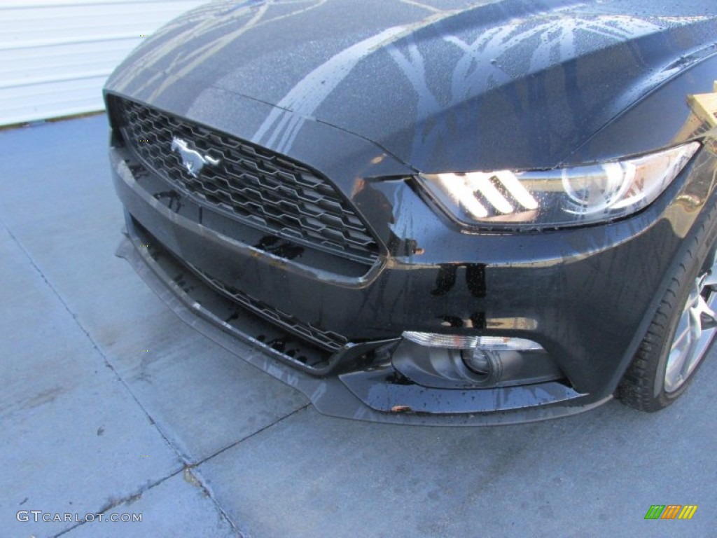 2016 Mustang EcoBoost Premium Convertible - Shadow Black / Ebony photo #10