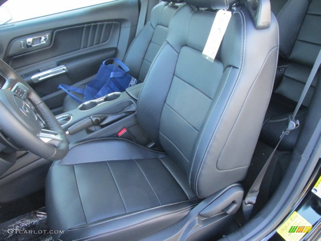 2016 Mustang EcoBoost Premium Convertible - Shadow Black / Ebony photo #18