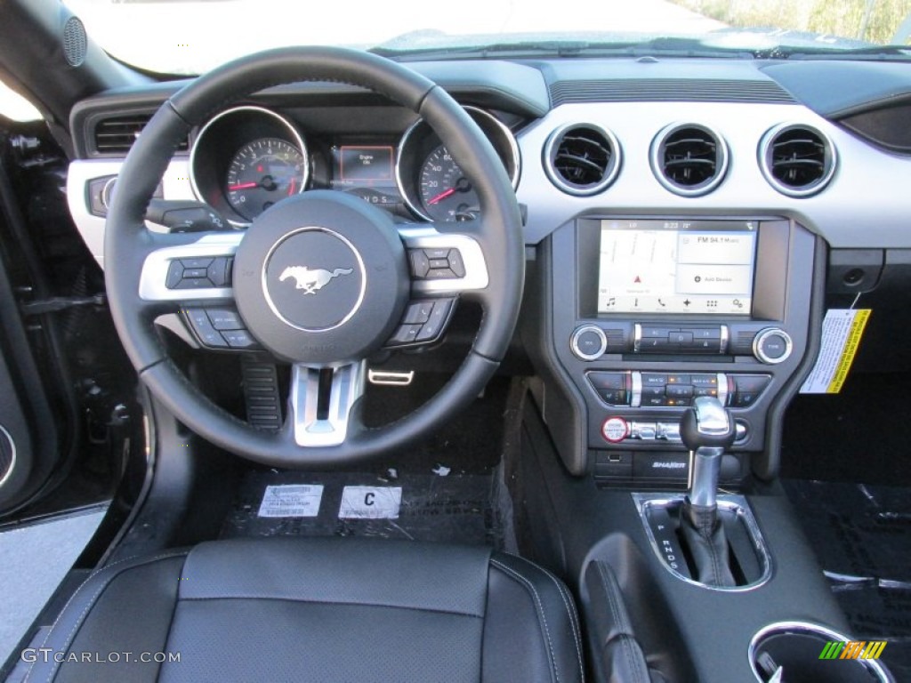 2016 Mustang EcoBoost Premium Convertible - Shadow Black / Ebony photo #21